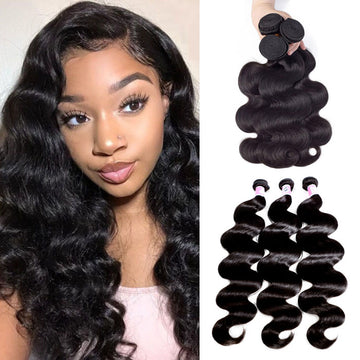 GS Virgin Hair Cabello Series 3pcs/pack Peruvian Virgin Hair Body Wave